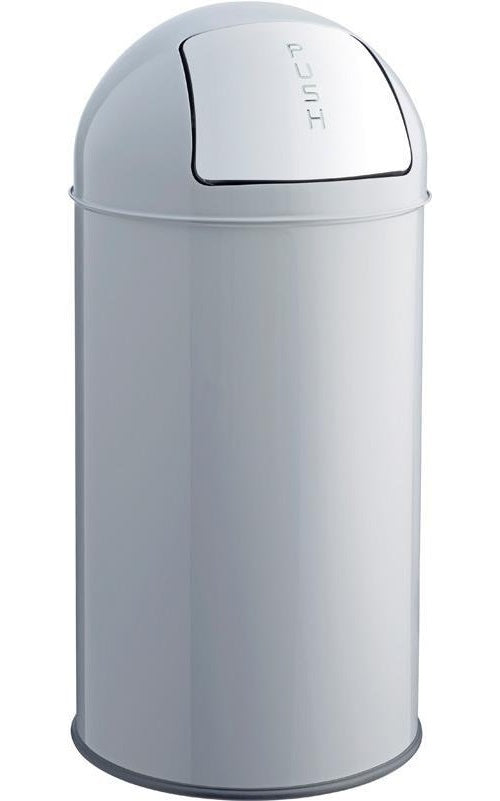 Helit the dome 30 l Rund Edelstahl Grau - Metallisch (H2401787) afbeelding 1