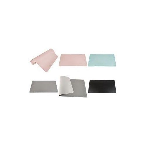 helit Schreibunterlage "the flat mat", 600 x 350 mm, rosa aus PVC, Oberfläche wasserabweisend, schreibtischschonende - 1 Stück (H2525026) afbeelding 1