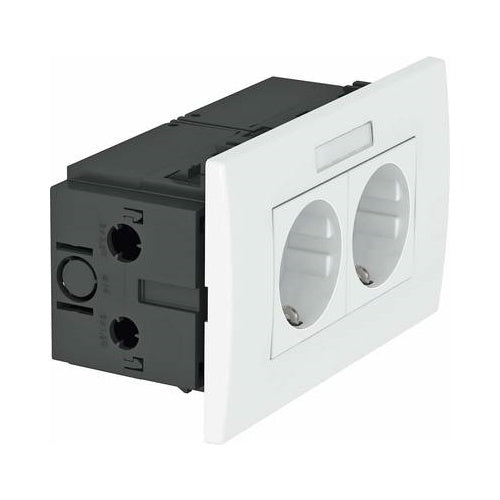 Vertr Steckdoseneinheit 2fach 84x140x59 rws SDE-R (6119427) afbeelding 1