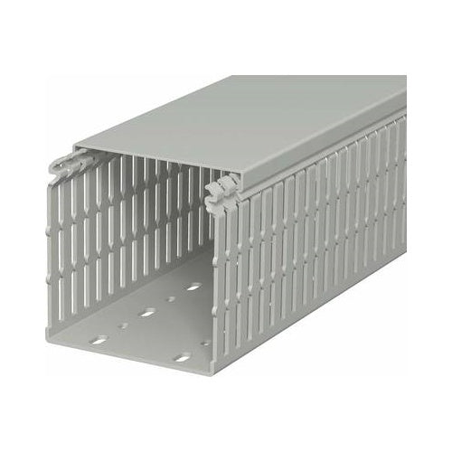 Verdrahtungskanal LKV/N 100100 100x100 steingrau (6178441) afbeelding 1