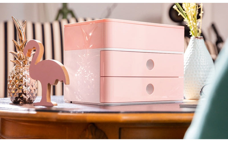 HAN HA-1100-86 Smart-box Plus Allison 2 Lades En Box Flamingo Roze afbeelding 2