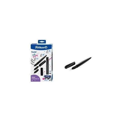 Pelikan Twist Calligraphy Set Patronenfüller schwarz 1.1mm 1.5mm 2.0mm (300010124) afbeelding 1