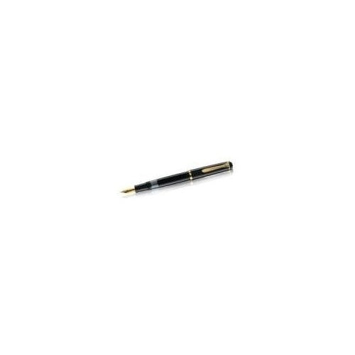 Pelikan Füllhalter M 200, schwarz, Federbreite: M vergoldete Edelstahlfeder, vergoldeter Pelikan-Schnabel-Clip (983064) afbeelding 1