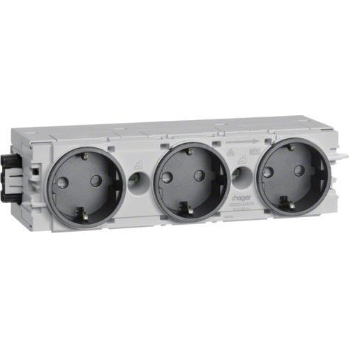 Hager GS30009011 Steckdose Graphit (GS30009011) afbeelding 1