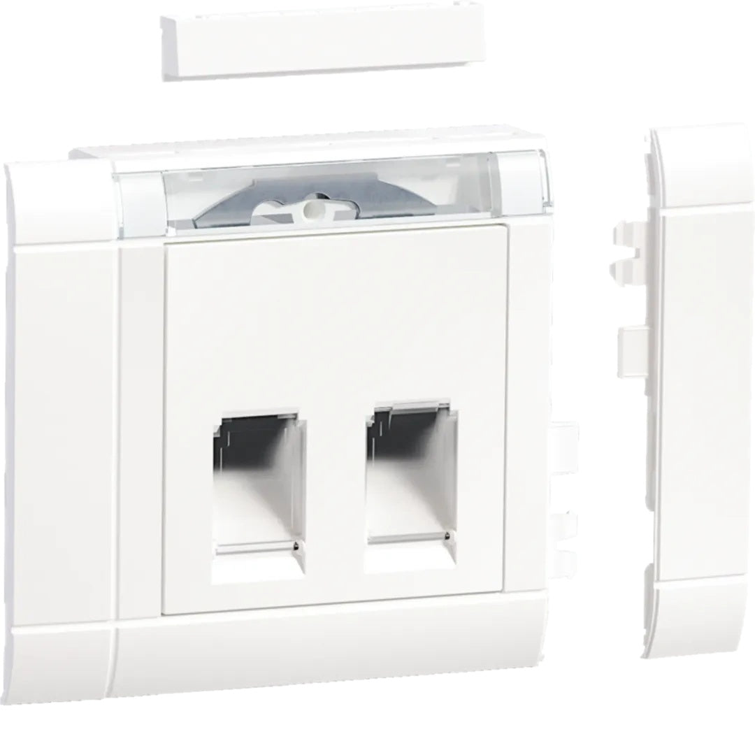 Hager Geräteeinbauset 2f GSETDM0329016RJ45 f.Type 03 frontrastend (GSETDM0329016) - 4012740986762 - afbeelding 1