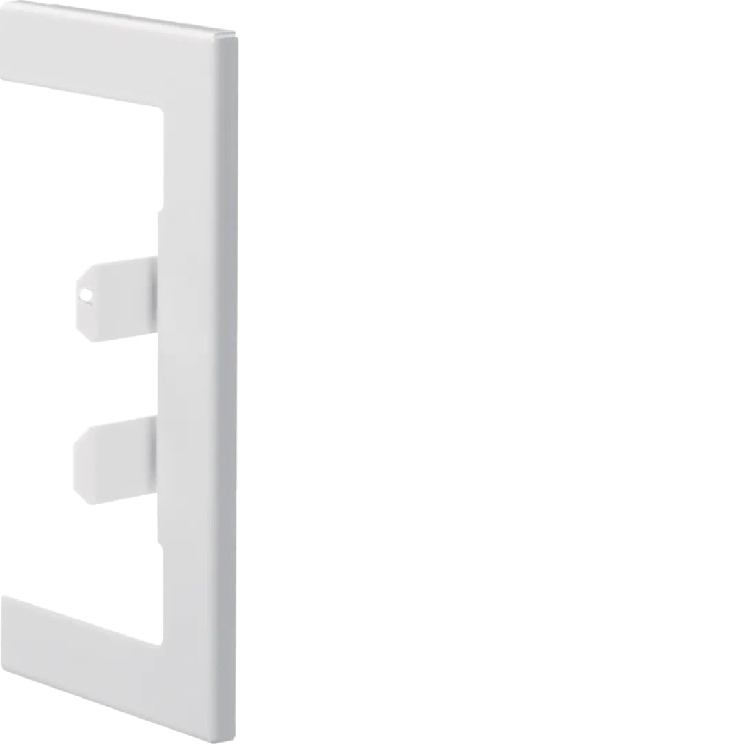 Hager Wandanschlussblende BR65130W9016 Stahl BR/A/S 68x130 OT80mm verkehrsweiß 1 (BR65130W9016) - 4012740989046 - afbeelding 1