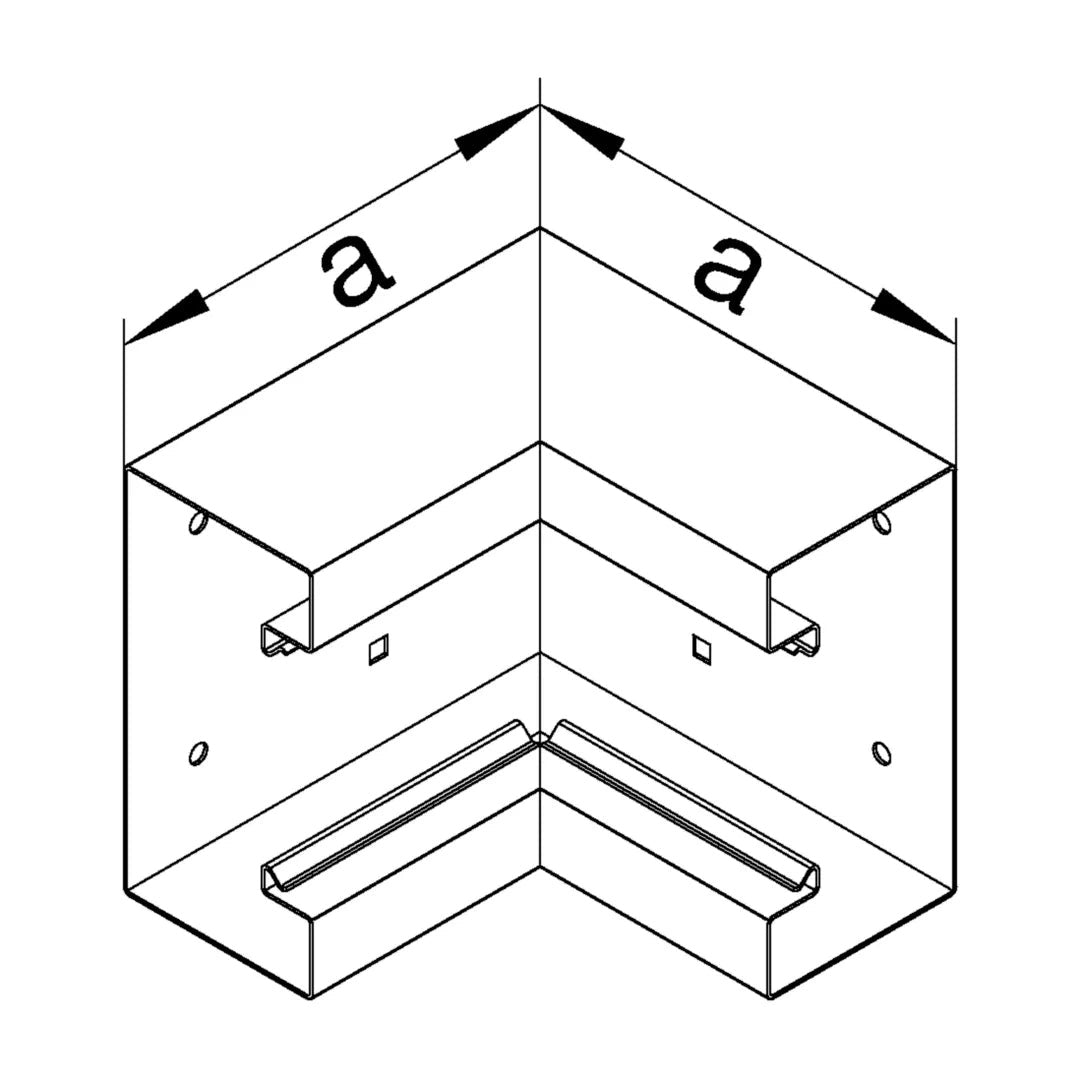 Hager Inneneck Grundprofil BRS6517049016Stahlblech (BRS6517049016) - 4012740989657 - afbeelding 1