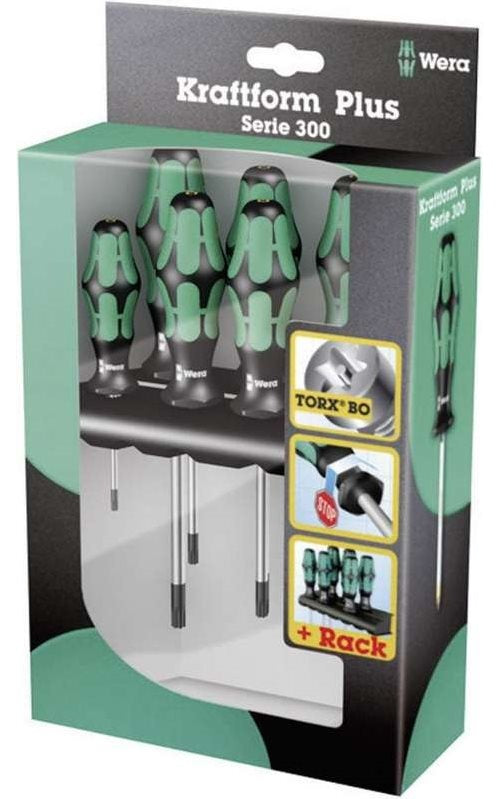 Wera 367/6 TORX BO - Schraubendrehersatz - 6 Stücke - isoliert (05138250001) afbeelding 1