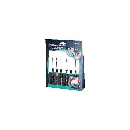 Wera Serie Kraftform Micro 2035/6 A - Präzisions-Schraubendreher-Set (05118150001) afbeelding 1