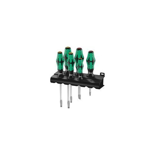 Wera Werkstatt Schraubendreher-Set 6teilig 334 SK/6 Schlitz, Kreuzschlitz Phillips (05007680001) afbeelding 1