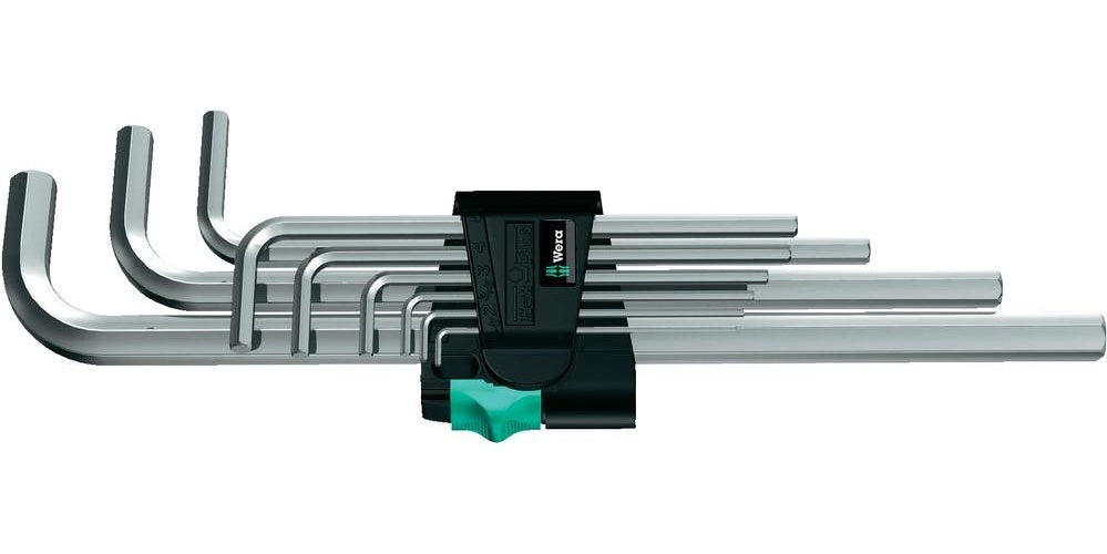 Wera Innen-Sechskant Winkelschraubendreher-Set 950 L/9 SM N 9teilig (05021909001) afbeelding 1