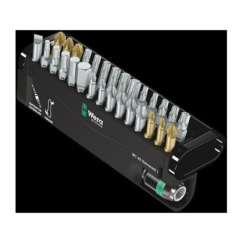 Wera Bit-Check 30 Universal 1 - Schraubenziehersatz - 30 Stücke - torx, phillips, pozidriv, hex, slot - Länge: 25 mm (05056440001) afbeelding 1