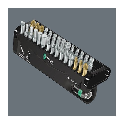 Wera Bit-Check 30 Universal 1 - Schraubenziehersatz - 30 Stücke - torx, phillips, pozidriv, hex, slot - Länge: 25 mm (05056440001) afbeelding 3