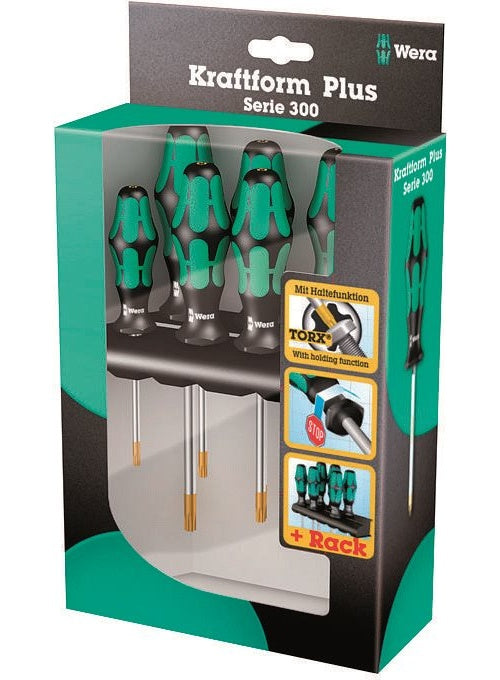 Wera Kraftform Plus 367/7 TORX HF - Schraubendrehersatz - 7 Stücke (05223161001) afbeelding 1