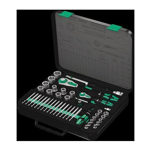 Wera 43tlg. 8100 SA/SC 2 Zyklop-Kn. 1/4"+1/2" 05160785001 (05160785001) afbeelding 1