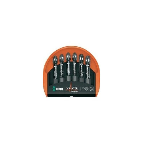 Wera Mini-Check Impaktor 3 Kreuzschlitz-PZ 6tlg. (05057692001) afbeelding 1