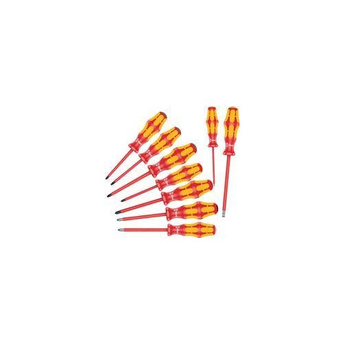 Wera VDE Schraubendreher-Set 9teilig 160i/162i/167i/9 Schlitz, Kreuzschlitz Phillips, Kreuzschlitz Pozidriv, TORX (05133355001) afbeelding 1