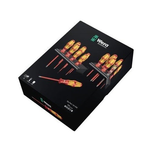 Wera Kraftform Big Pack 100 VDE - Schraubendrehersatz - 14 Stücke - isoliert (05105631001) afbeelding 1