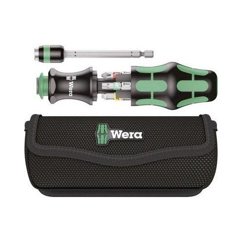 Wera Kraftform Kompakt 20 - Schraubendreher mit Bit-Satz - in Tasche (05051016001) afbeelding 1