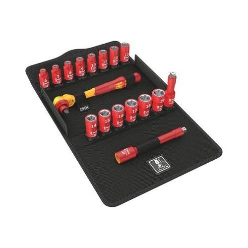 Steckschlüsselsatz metrisch 3/8" 10 mm 8100 SB VDE 1 Zyklop (05004970001) afbeelding 1