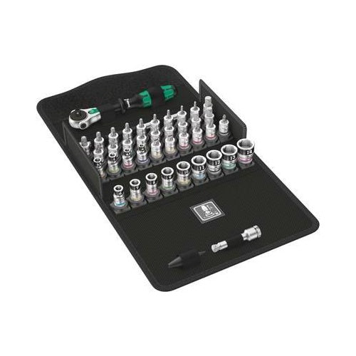 Wera Steckschlüsselsatz metrisch 1/4" (6.3 mm) 42teilig 8100 SA All-in Zyklop Speed 05003755001 (05003755001) afbeelding 1