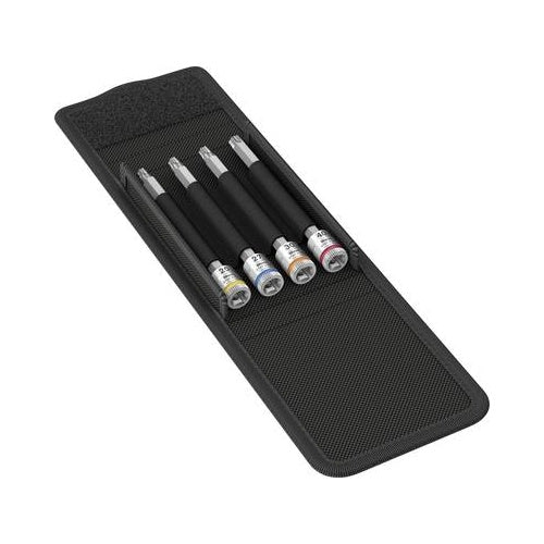 Wera 8767 A TORX HF 1 - Steckschlüssel-Satz - 1/4"  - Metrisch - 4 Kopf/Köpfe - 25,27,30,40 mm - 1/4"  (05003375001) afbeelding 1