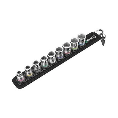 Wera Außen-Sechskant Steckschlüsseleinsatz-Set 10teilig 3/8" (10 mm) Belt B 1 Zyklop 05003970001 (05003970001) afbeelding 1