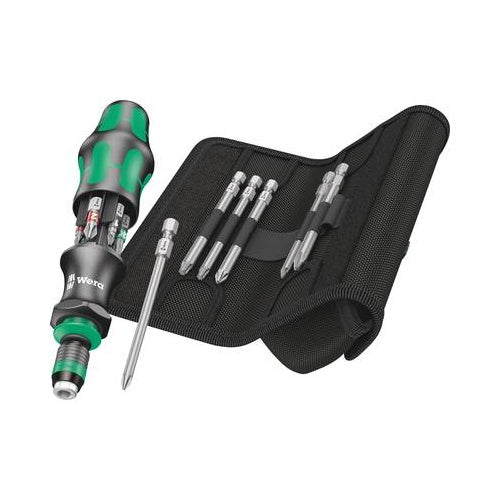 Wera Kraftform Kompakt 20 Tool Finder 2 - Handhalter mit Bitset - 13 Stücke - in Tragetasche (05051017001) afbeelding 1