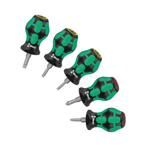 Wera Kraftform Plus - Serie 300 Stubby Set 1 - Schraubendrehersatz - 5 Stücke (05008870001) afbeelding 1