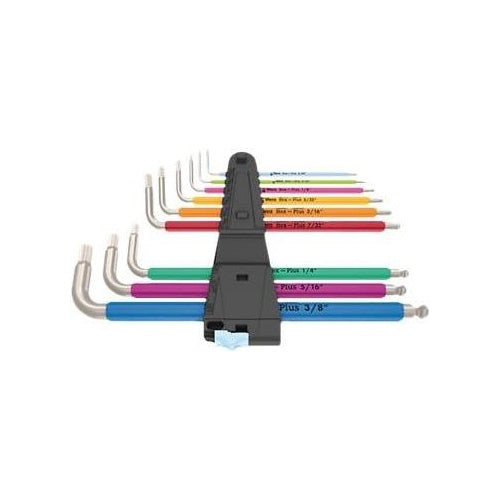 Wera Imperial Stainless 1 3950/9 - Inbusschlüssel-Set - 9 Stücke - in Halter (05022860001) afbeelding 1