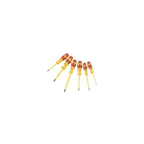 Wera Kraftform - Series 1000 VDE 1060 i/1062 i/6 - Schraubendrehersatz - 6 Stücke - isoliert (05051575001) afbeelding 1