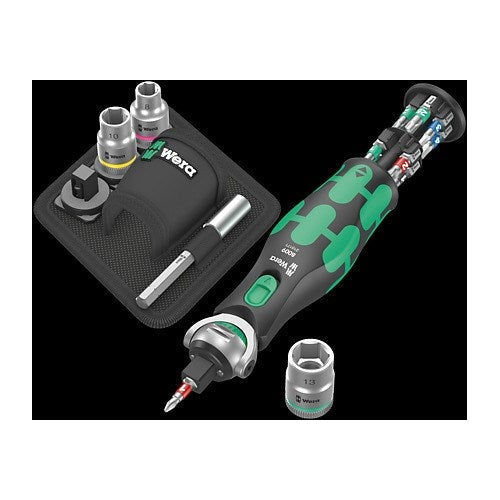 Tool set with ratchet 3/8  18pcs 8009 Zyklo Pocket afbeelding 2