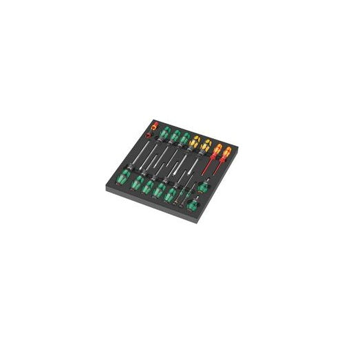 Wera 05150101001. Breite: 344 mm, Länge (mm): 392 mm, Höhe: 30 mm. Verpackungsbreite: 405 mm, Verpackungstiefe: 360 mm, Verpackungshöhe: 60 mm (05150101001) afbeelding 1