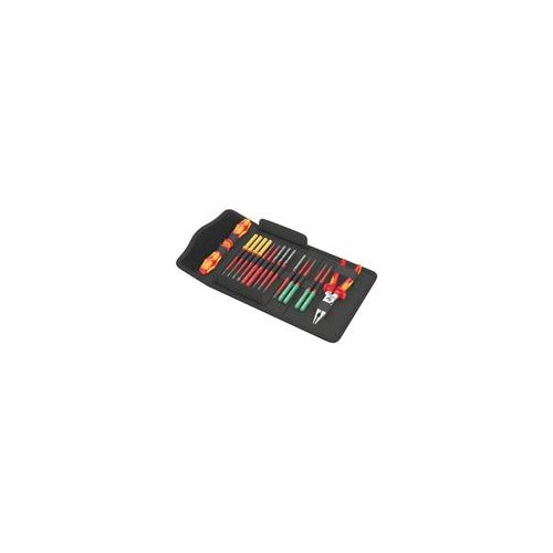 Wera Kraftform Kompakt VDE 17 extra slim 1 Tool Finder 17-teilig rot/gelb inkl. 2 (05006612001) afbeelding 1