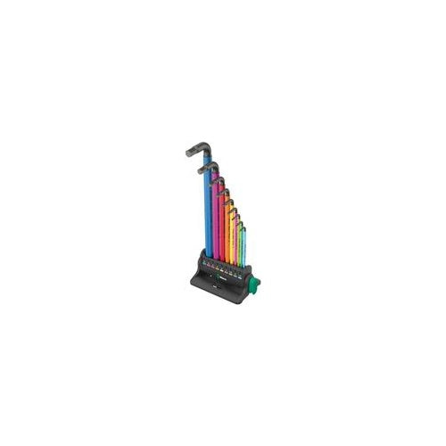 Wera 950/9 Hex-Plus Multicolour 3 Winkelschlüsselsatz (05133165001) afbeelding 1