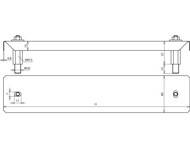 Dehn + Soehne Abdeckung f. PA-Schiene Niro AD PAS 6AP V2A (472279) afbeelding 2