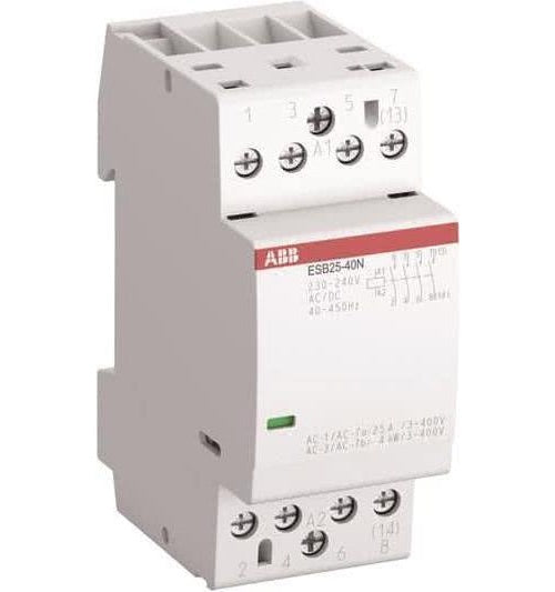 ABB ESB25-40N-06 Installationsschütz 4S/0Ö 230-240V AC/DC (1SAE231111R0640) - 4013614517952 - image 1