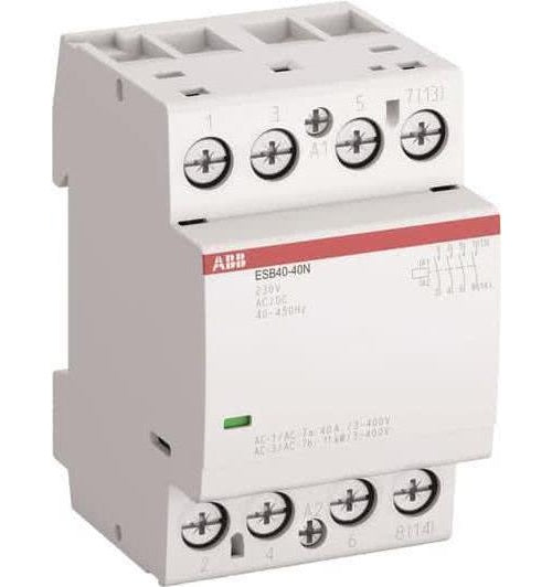 ABB ESB40-40N-06 Installationsschütz 4S/0Ö, 230 V AC/DC (1SAE341111R0640) afbeelding 1
