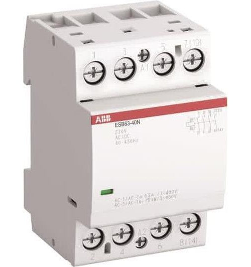 ABB ESB63-40N-06 Installationsschütz 4S/0Ö, 230 V AC/DC (1SAE351111R0640) afbeelding 1