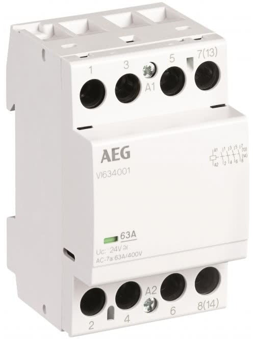 AEG Installationsschütz VI634006230V 63A 4S/0Ö115564 (4TQB115564R0000) afbeelding 1