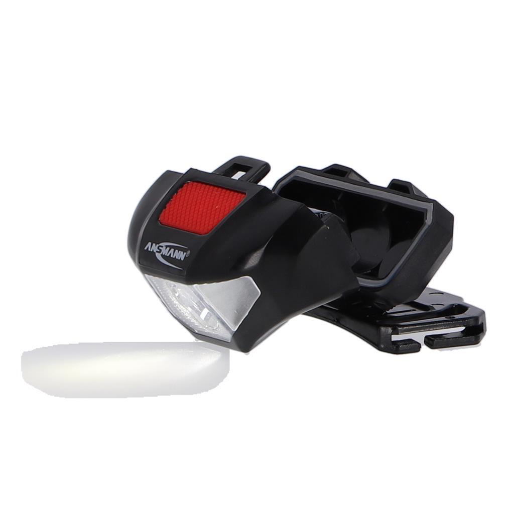 Ansmann LED Headlamp Black - 65 Lumens - 80 m Range - 3 Light Modes