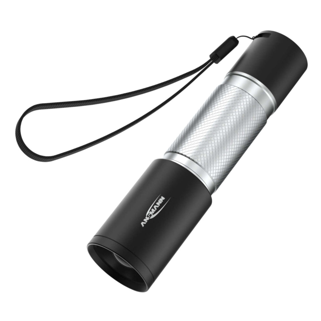 Ansmann Flashlight 270b 275 Lumen - LED Metal Flashlight with Shockproof Housing