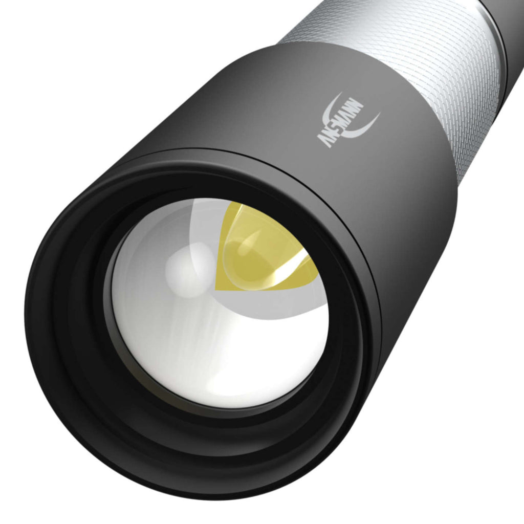 Ansmann Flashlight 270b 275 Lumen - LED Metal Flashlight with Shockproof Housing