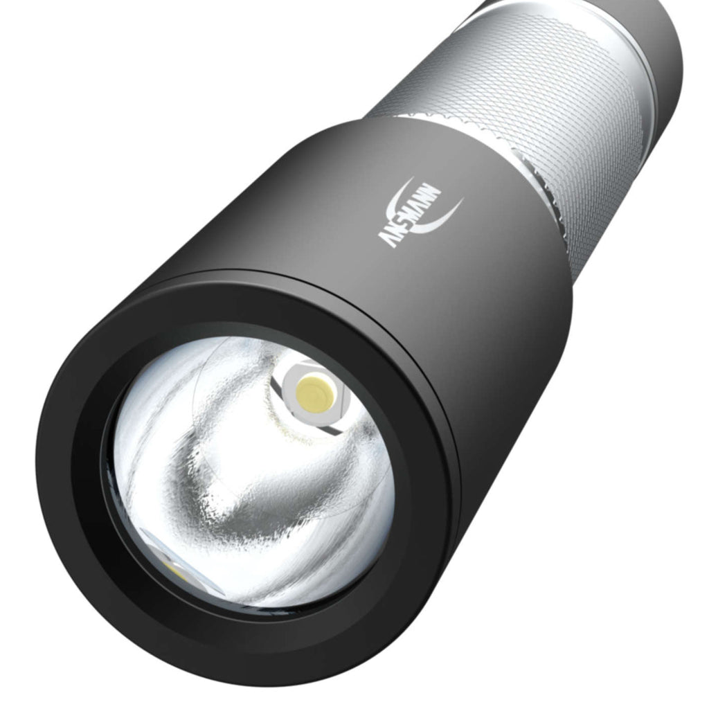Ansmann Flashlight 300b - 315 Lumen LED Metal Torch