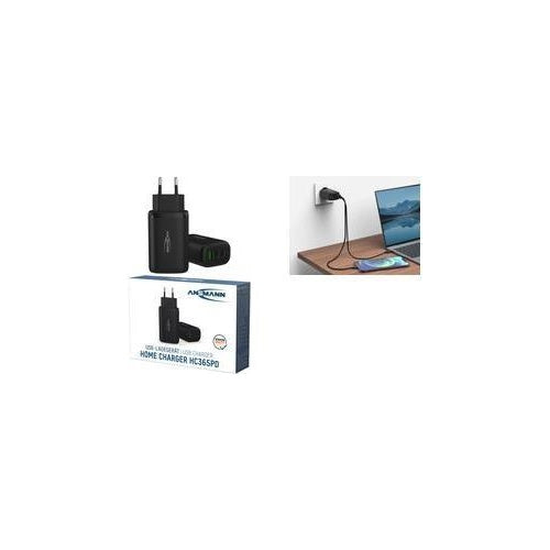ANSMANN Ladegerät USB HC365PD 3.25A/65W/3 Port (1001-0128) afbeelding 1