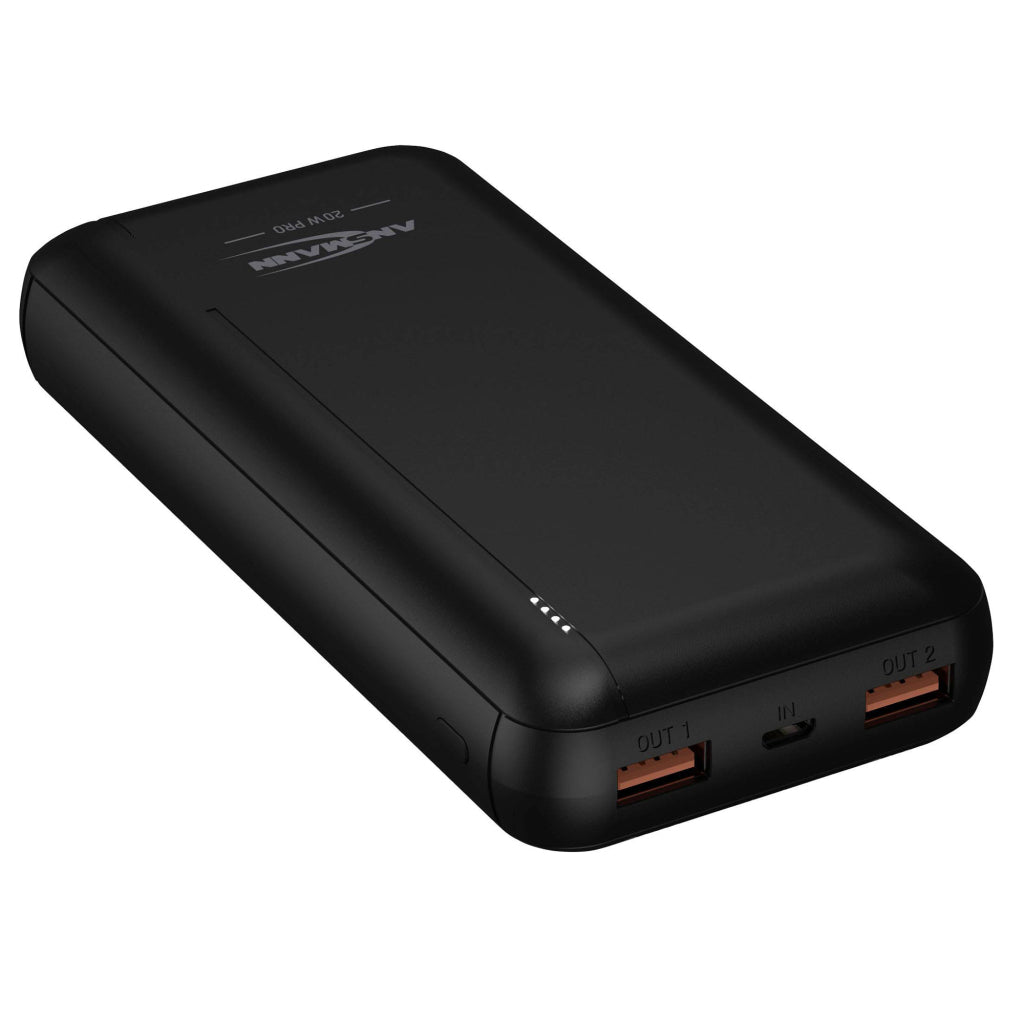 Ansmann Powerbank USB-C 20,000 mAh - Black