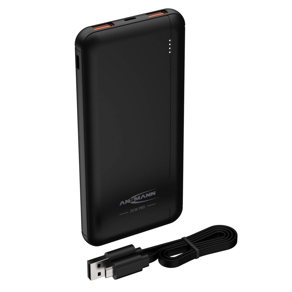 Ansmann Powerbank USB-C 10,000 mAh - Black