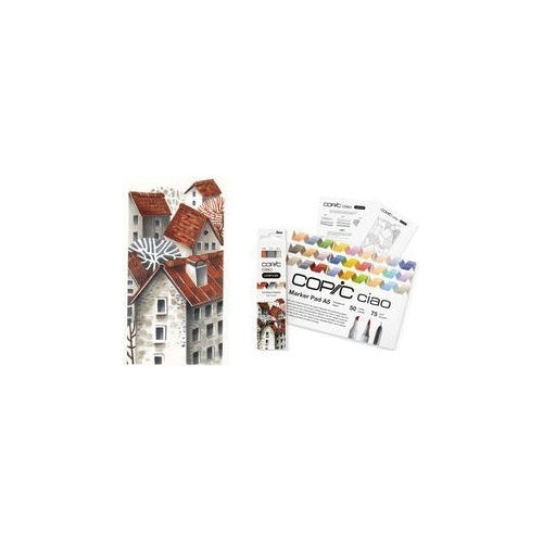 COPIC Ciao 3D Architect Palette Starter Layoutmarker-Set farbsortiert 1,0 + 6,0 mm, 1 Set (220750204) afbeelding 1