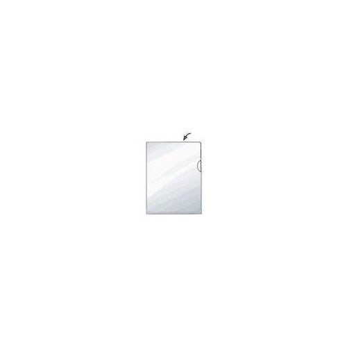 HETZEL Sichthülle Top Quality, A4, PVC, glasklar, 0,135 mm Hartfolie, oben und seitlich offen, mit Daumenaussparung (21780090) afbeelding 1