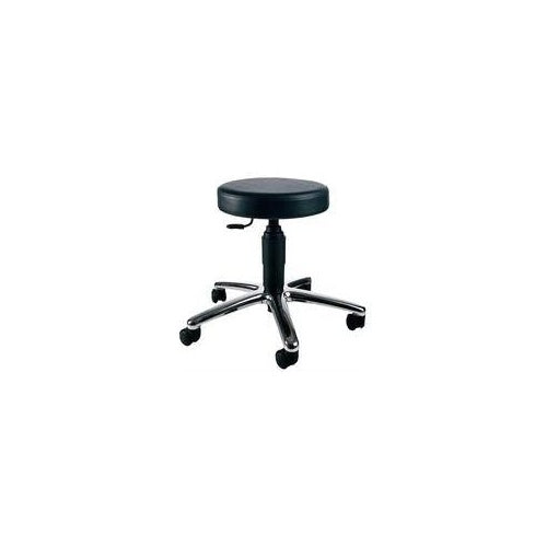 Topstar Drehhocker "TEC 70 - chrom", Stoffbezug: schwarz extra dick gepolsterter Sitz in Kunstleder, formschönes - (72279 D10) afbeelding 1